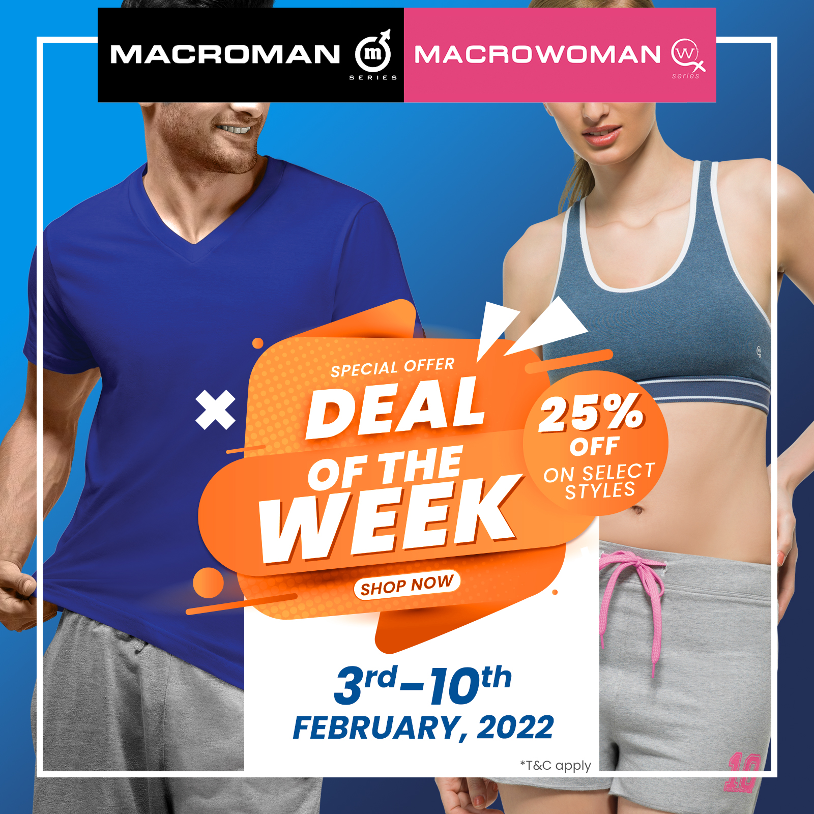 Macroman & Macrowoman on X: HOT DEALS!! Grab All, Before It Ends! No  minimums, No coupons! Shop @  #MacromanMSeries  #MacrowomanWSeries #LiveOpen #Offers #DealOfTheWeek   / X