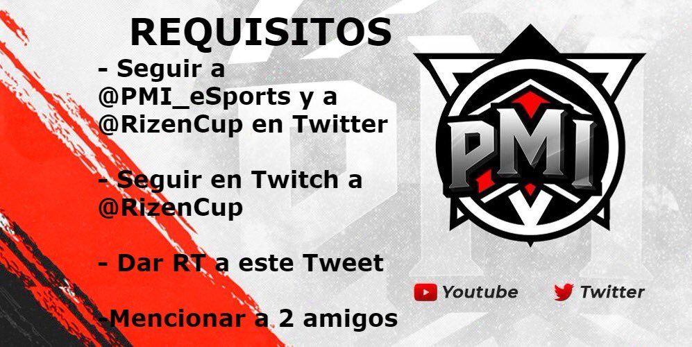 PMI_eSports's tweet photo. 🚨SORTEO TARJETA 50€🚨

Desde @PMI_eSports vamos a realizar un gran sorteo para celebrar el nacimiento de @RizenCup

El ganador se dirá el jueves, durante el sorteo de grupos de @RizenCup que podremos ver en su canal de Twitch ⬇️⬇️⬇️

📺| https://t.co/5KFXo0bRjA

¡MUCHA SUERTE! https://t.co/Vs0Xtn4bKW