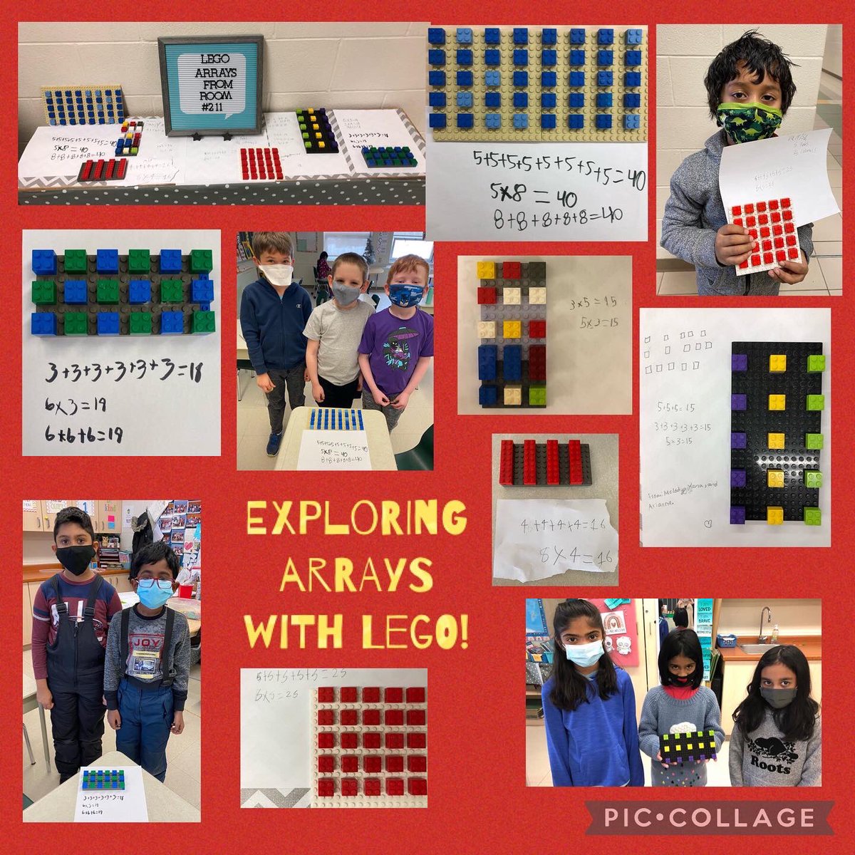 tlslaunwhite's tweet photo. Exploring multiplication and repeated addition using Lego Arrays as learning platforms @brywoods1975 @tlslaunwhite https://t.co/k1FWB6UTiY