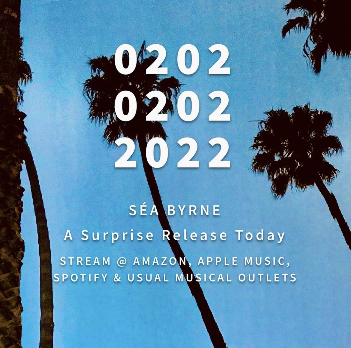 SeaByrneMusic's tweet photo. 020202012022 - #SurpriseRelease #Today #TheyWILLComeAgain #NewRelease #NewMusic #newmusicalert #Music #musica #ThankYouPlease https://t.co/n51yTAlrK5