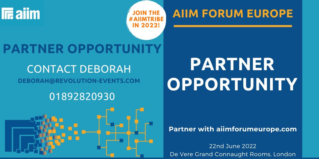 There are plenty of reasons to partner with #AIIM22. We are dedicated to offering you the perfect package. Get in touch to find out why we make it so easy for YOU at #AIIM22🍋

Just send over your artwork, and leave the rest to us🎨

aiimforum.co.uk/partner/
