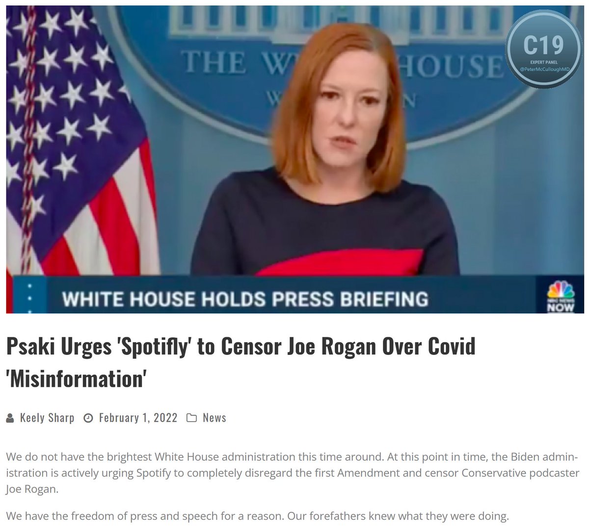 Peter A. McCullough, MD, MPH® tweet media