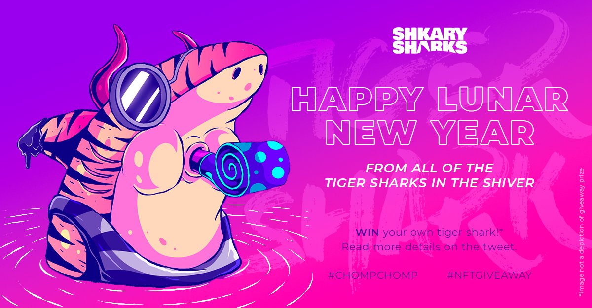 Happy Lunar New Year! 🥳🎊

To celebrate the Year of the Tiger, we're giving away a Tiger Shark!🐅
🌊Like
🌊Follow
🌊RT
Winner will be announced in 24 hours!