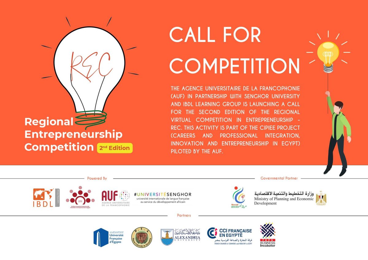 IBDLFoundation's tweet photo. We are pleased to announce the launching of the second edition of the regional virtual competition in entrepreneurship - REC.                        Registration is now open via the competition website, click on the link and join now:
https://t.co/Pff7FG5Hjg https://t.co/MJ7o9KHowv