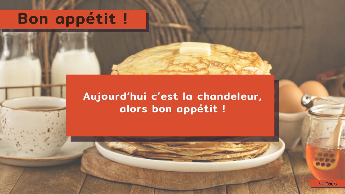 Com2WebTarbes's tweet image. À vos crêpes, prêt ? Partez !  🥞 Aujourd&apos;hui c&apos;est la chandeleur et la licence #Com2Web vous souhaite de bonnes fetes ! 🥳