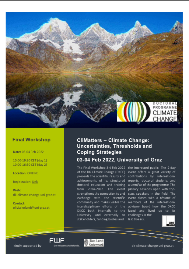 DKClimateChange's tweet photo. 📢 📢 The CliMatters Workshop starts tomorrow!
The workshop concludes 8 years of interdisciplinary research at the @DKClimateChange, presenting main results and hosting keynote talks on climate policy, ethics, sciences.

Full program and registration:  https://t.co/zdKxDLtVVx https://t.co/5rtswhkBBQ