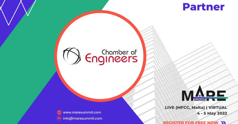 MareSummit's tweet photo. Meet our official partner, @Chmbr_Engineers. The CoE ensures that the Engineer’s voice is heard at governmental and societal levels. Find out more about them at #MARESummit22!🌐

📅4th - 5th MAY, 2022 | Live (MFCC #Malta) + Virtual
