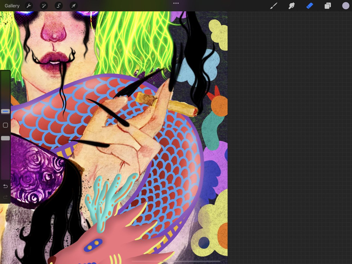 I'm currently working on a collaborative work with... guess who? 👀 this work will be minted soon on HEN. Stay tuned! it won't take long 💫

#NFTCommunity #NFT #nftart #tezos