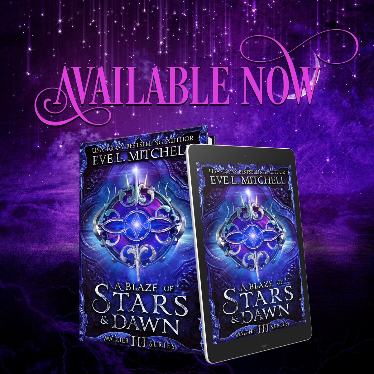 🔥NEW RELEASE🔥
A BLAZE OF STARS &amp; DAWN by <a href="/EveLMitchell1/">Eve L. Mitchell</a> is LIVE!
#1ClickHere books2read.com/ablazeofstarsa…
#needtoreaditnow #watcherseries #evelmitchell #newrelease 
<a href="/WildfireMarket1/">Wildfire Marketing</a>