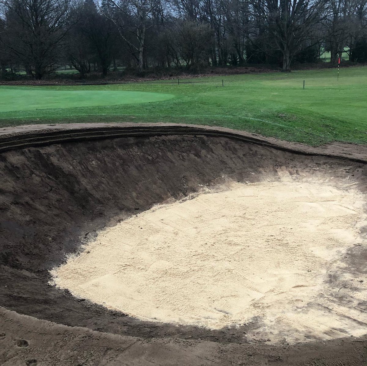Miles_gkeeper's tweet photo. From start to finish on the left side of 12th bunkers done ✅. The Greenkeepers dream team @ashfordkentgolfclub @robalansmith doing a great job! #greenkeepers #golf #bunkers #turf #sand #revettingturf #level #niceworklads https://t.co/eJEmJ5R4KJ