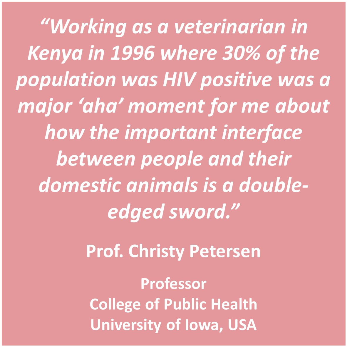 First up in our #WomenBehindTheWork initiative for 2022, in collaboration with @PLOSNTDs, is Dr. Christy Petersen @kalicat15, an immunoparasitologist at @uiowa. 

#WomenInParasitology 
#WomenInSTEM 
#Parasitology