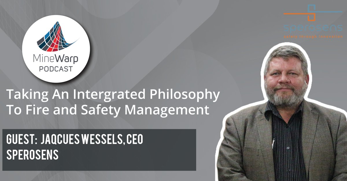 Jacques Wessels, CEO of <a href="/sperosens/">Sperosens</a> talks about the importance of an integrated fire management philosophy in mining.From verifiable safety actions and records to the latest in fire detection, suppression, &amp; management, he addresses these burning questions t.ly/ISSk