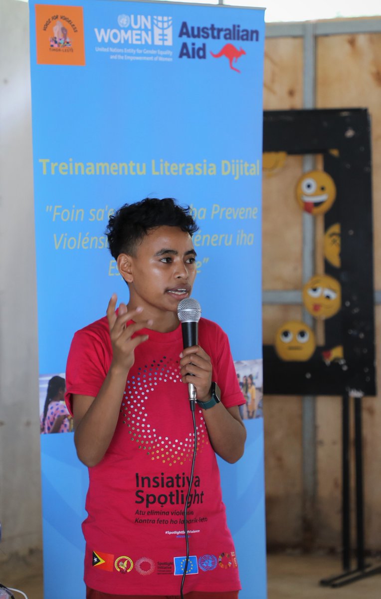 unwomenTL's tweet photo. The mission to ensure internet a safe space for everyone, including members of LGBTI community &amp; people w/disabilities continues. 2day, our former Digital Literacy participants from Millenial Change Maker group &amp; Arcoiris delivered a session on “youth led action in online space”. https://t.co/eYyocsJQG4