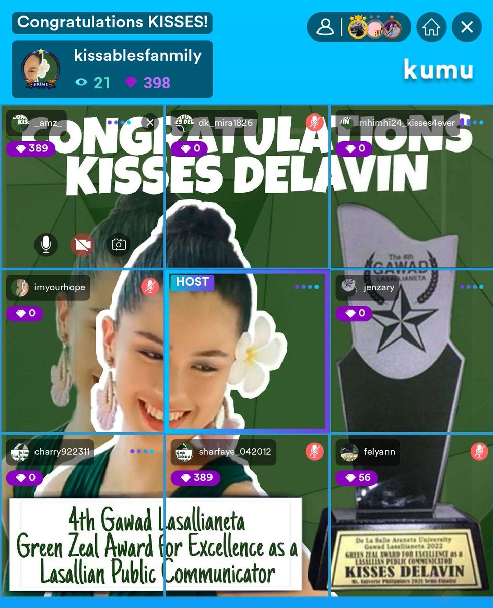 Milesmielaway's tweet photo. Make some noise #Kissables 
@KissesDelavin 

KISSES GreenZeal Awardee

#KissesDelavin https://t.co/6MhkMdnIiS