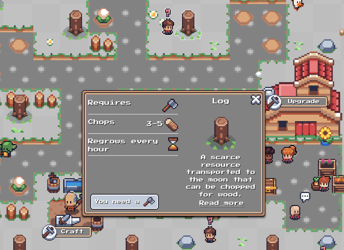 MoonFarmers's tweet image. We're now over 100 farmers! Time to celebrate with a giveaway. To enter all you need to do is to craft an Axe and chop some Wood!

Drop your address to claim: socialman.net/c/m9Fhn

The first 500 choppers get an airdrop! Watch this space for updates!