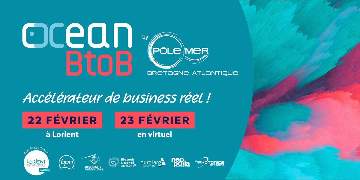 📢🌊 Ocean BtoB, les inscriptions sont ouvertes !

Pour vous inscrire à la convention annuelle autour des technologies de la mer, c'est par ici 👇 
oceanbtob.com