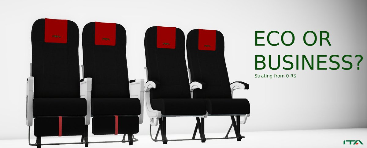 ITA_RBX's tweet photo. Introducing the new short-haul seats

#roblox #aviation #new https://t.co/qTq7bJVGZw