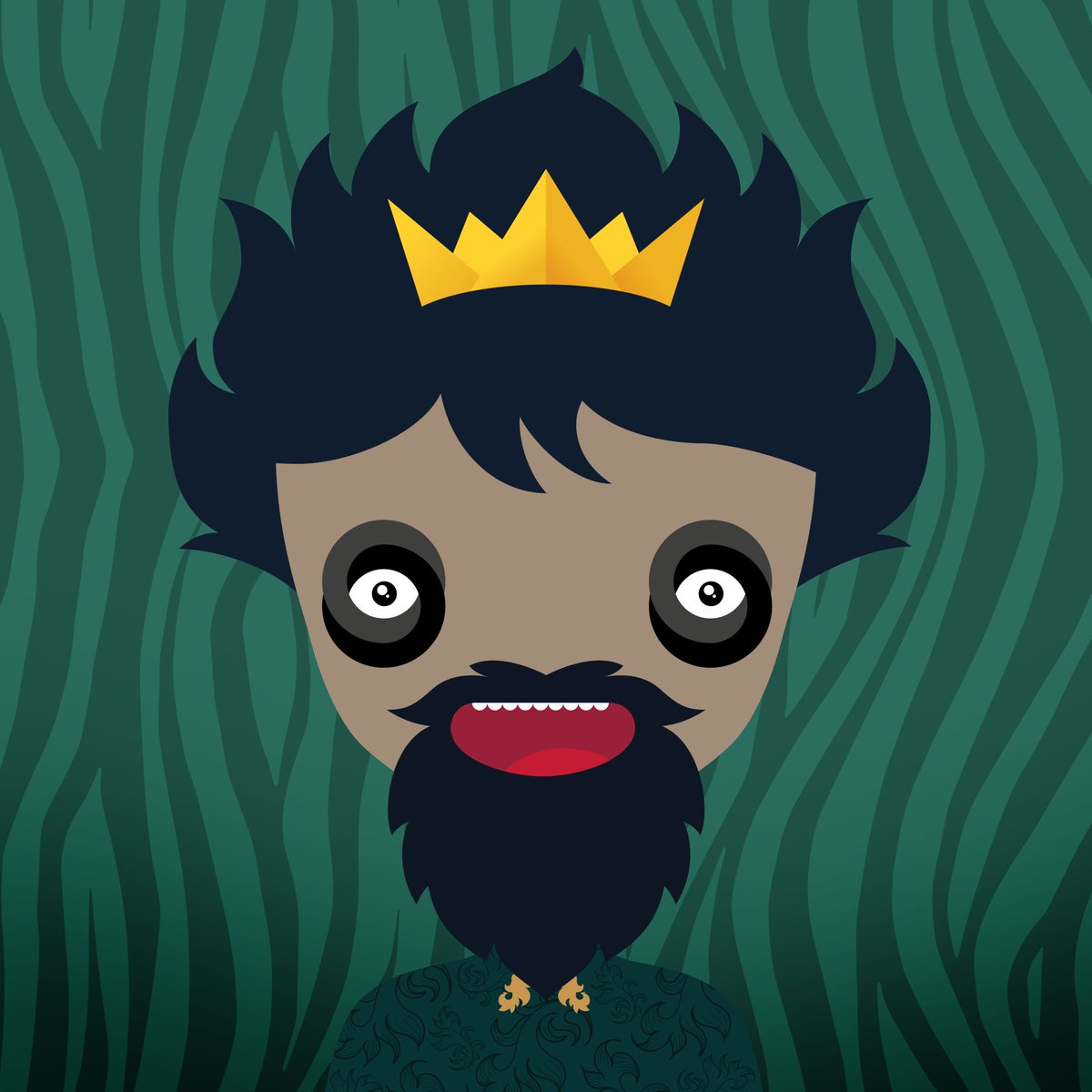 Hackatao's tweet photo. We hear about PFP projects that want to overthrow @BoredApeYC  and #cryptopunks by @larvalabs. 

But isn't it better to be Queens+Kings of your own kingdom without dethroning others?👑

Q+K #785 owned by WIZVKT https://t.co/fqcxTJe1UZ