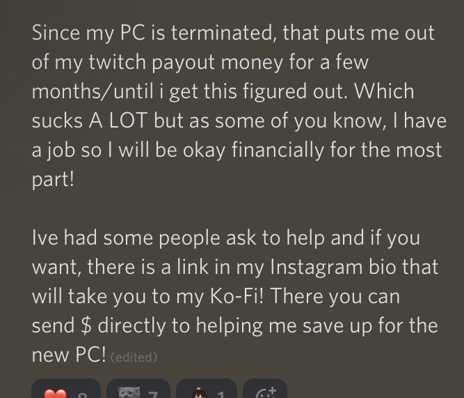 GHOUL0ID's tweet photo. An update &amp; sorta bad news! Sorry ive been gone!!! ]: https://t.co/17U673eK8i