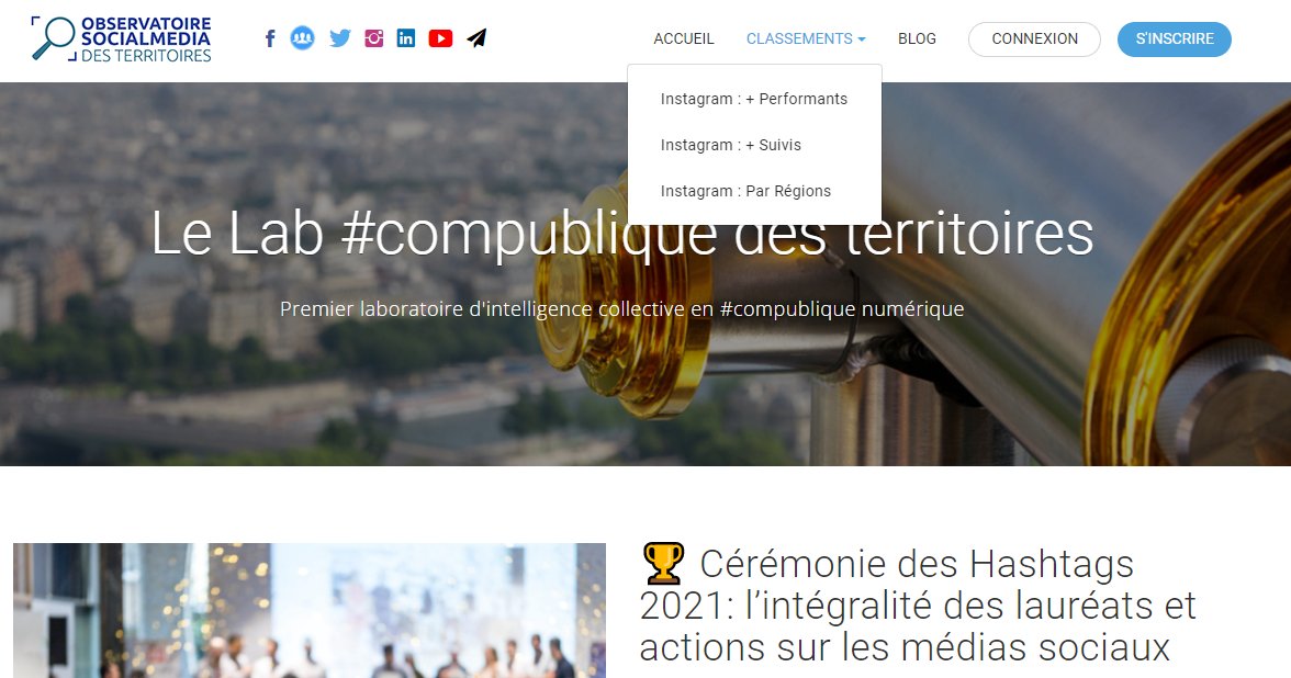🏆📸 C'est le 1er classement 🔝 #Instagram de l'année 2022 ! Quelles sont les #CollTerr les plus performantes, les plus suivies en ce début d’année ? 
Réponse sous ce tweet ⬇️⬇️⬇️
et en libre accès sur MyObservatoire.com
#compublique