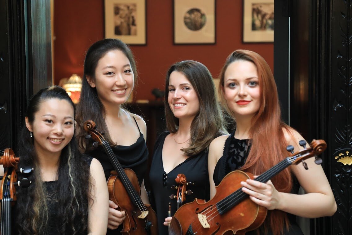 CHSunConcerts's tweet image. Bringing us a programme of #Haydn #Bridge &amp;amp; #Schubert this Sunday is the @salomequartet - a multinational ensemble formed in 2016 by 4 prizewinning students from @RCMLondon

🔗🎟️ bit.ly/3Kjm9Vl
Under-26s go free thanks to CAVATINA!

#stringquartet #chambermusic #concert