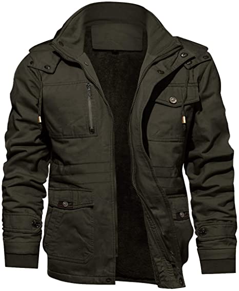 Buy Now:- bit.ly/3s3uzru
Reviewed:- Really nice jacket, just be aware of the sizing!
TACVASEN Men's Jacket-Casual Winter Cotton Military Jacket Thicken Hooded Cargo Coat
#Jackets #MilitaryProsecutorDoberman #cotton #TheView #love #USA #fashion #Look #LinkClick #Hoodies