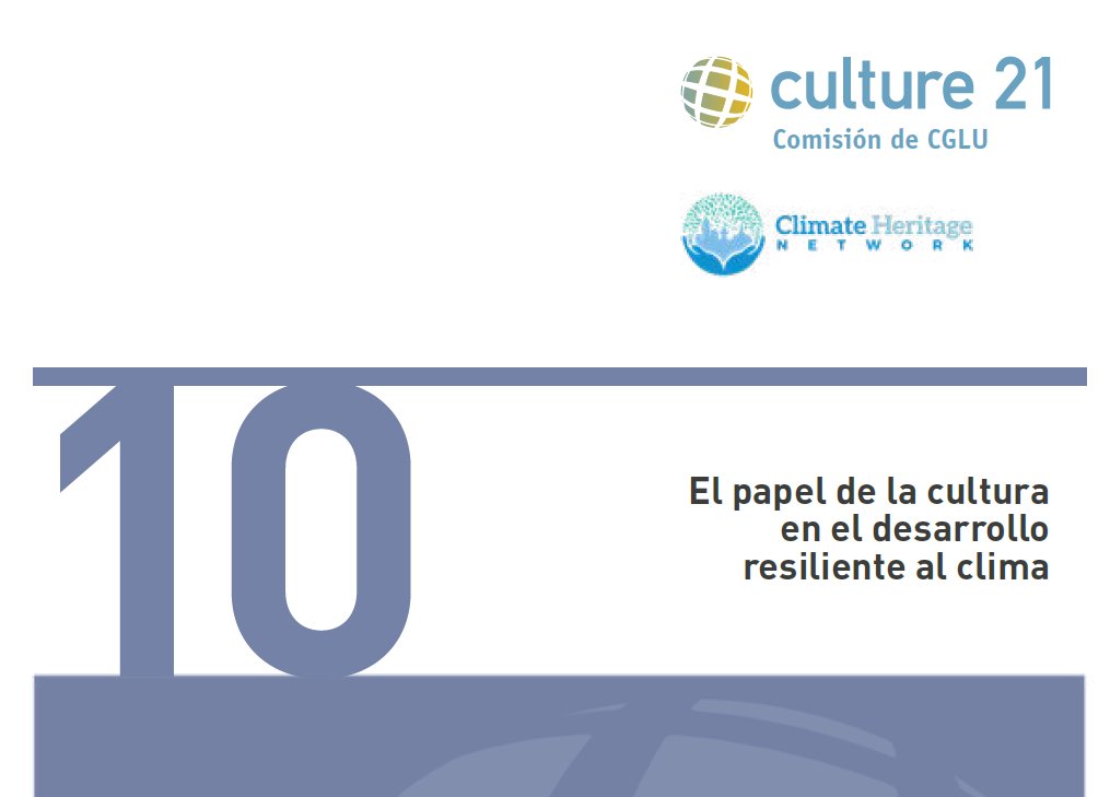 agenda21culture's tweet photo. 🟢La cultura es una parte esencial de la solución al #cambioclimatico .
🔵Consulte  nuestro reciente informe sobre El papel de la cultura en el desarrollo resiliente al clima, coordinado por @AndrewSPotts (Red @PatrimonioClima):

👉https://t.co/ZYwmoWJ8vv https://t.co/e1jKoRtji7