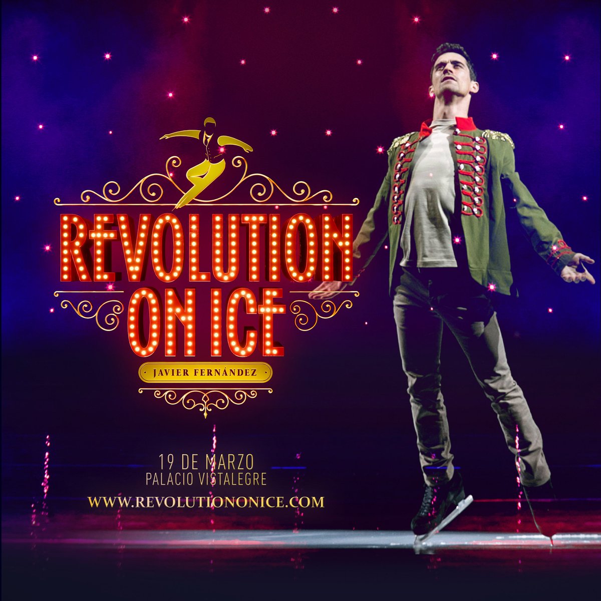 ¡Vuelve Revolution On Ice! @javierfernandez vuelve con Hielo Abrasador, un nuevo show que gira alrededor de las emociones, los sentimientos y la pasión. El próximo 19 de Marzo, Madrid volverá a enamorarse del patinaje. Entradas ya a la venta en revolutiononice.com