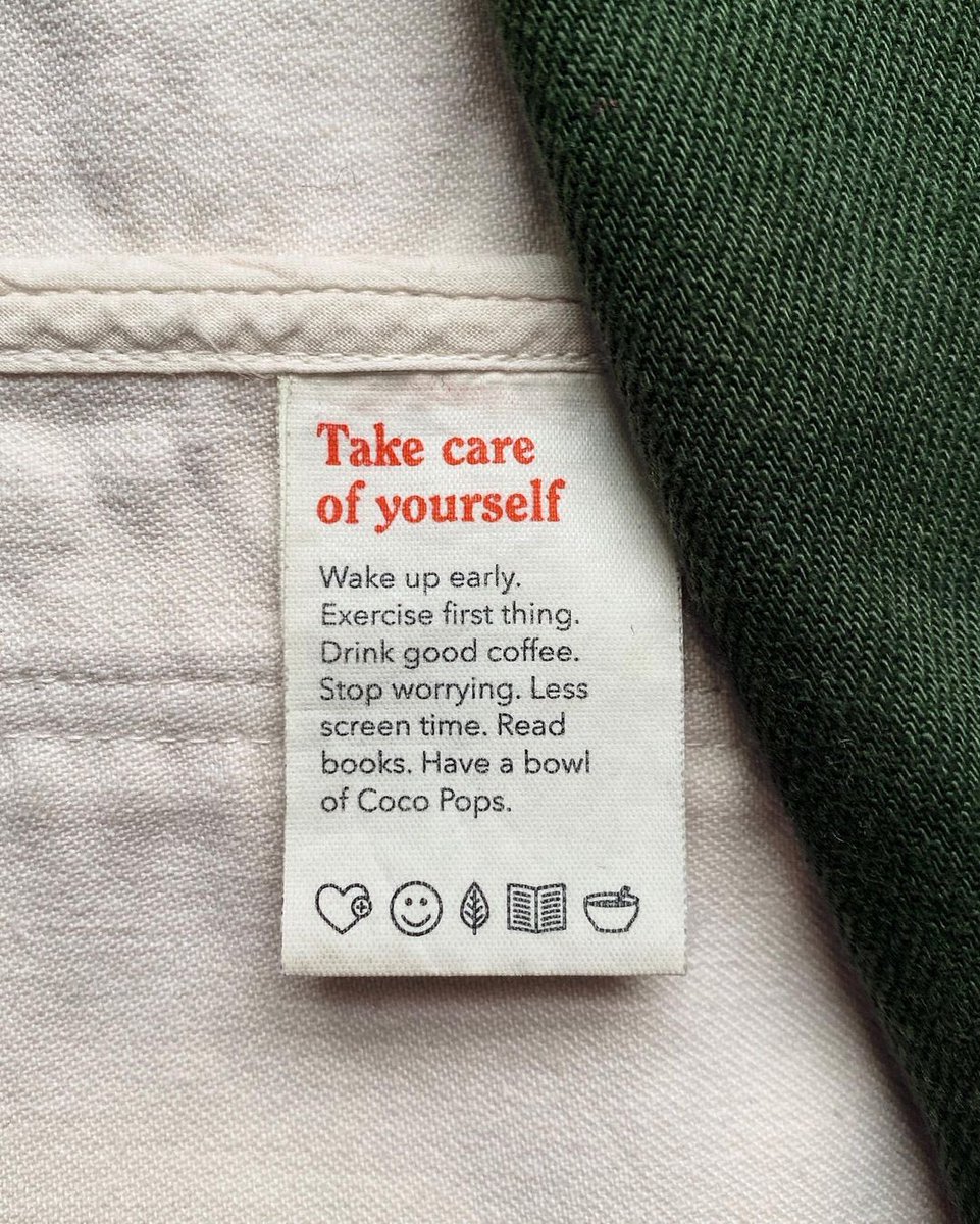 Take care of your self