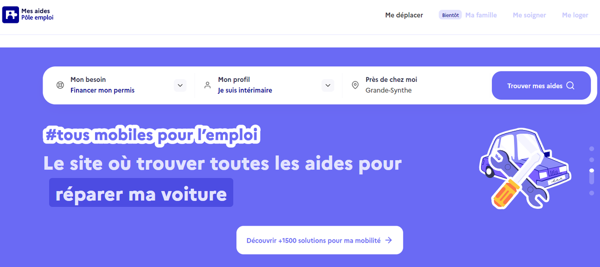 Lancement du site "mes aides" mes-aides.pole-emploi.fr/# Le site où trouver toutes les aides 👍plus de 600 organismes d aides !! <a href="/PascaleCaulier/">Pascale Caulier</a> <a href="/CathyMarcurat/">Cathy Marcurat</a> <a href="/david_megh/">David Megherbi</a> @cyrom1 #tousmobilespourlemploi #poleemploi