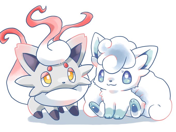 似たもの同士 ゾロア ロコン、アローラロコン、ヒスイゾロア にたものどうしなポケモンたちのグッズが、ポケモンセンターに