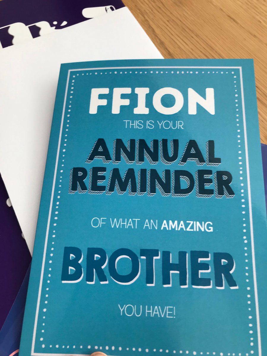 TimothyHenty's tweet photo. My Dad’s Birthday card arrived from @MoonpigUK. Apparently I’m his long lost brother! If you’re out there, #Ffion, Happy Birthday to you as well 😬🤣 https://t.co/mKdwwLFPcv