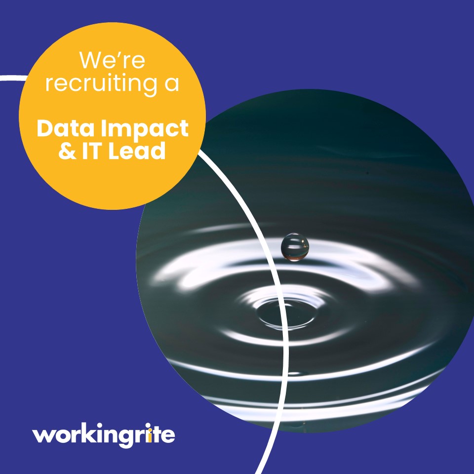 Our programme has impact…. do you? We are looking for an enthusiastic, experienced individual for a new role to take the lead on our data management, evaluation and impact reporting. For more information and application details, please visit the website - workingrite.co.uk/join-us/curren…