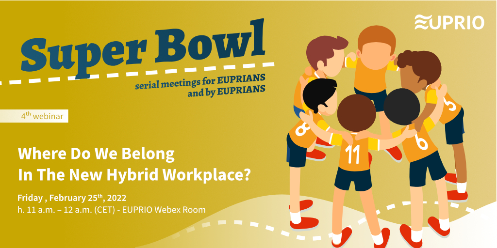 A new Super Bowl webinar is coming. Go to the programme! #euprio #University #communication euprio.eu/project/worksh…