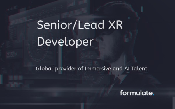 FormulateGlob's tweet image. New Job! Senior/Lead XR Developer - #UnitedKingdom. tinyurl.com/yzntdztq