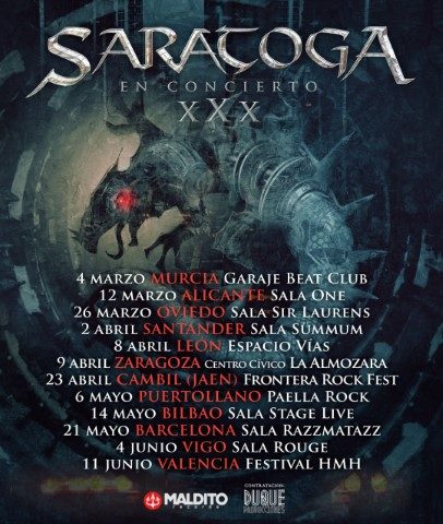 SARATOGA continúan añadiendo fechas a su exitosa gira de conciertos

Fuente: metalcry.com/saratoga-conti…

#Totanagritaa
#rockkk