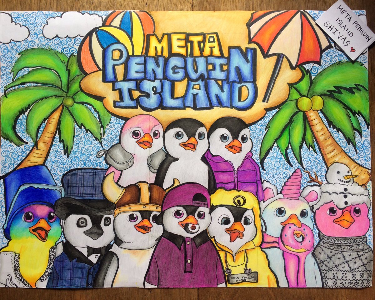 nicoleleyba's tweet photo. @metapenguinsnft               Hello Penguins! This is my third and most complex artwork for this project. Honestly,I experienced artblock for about 3 months and thanks to Meta Penguin Island for it rekindled my passion,interest and love for arts. Hope you love it!
~ MPI Shivas https://t.co/mL4qK0SW7K