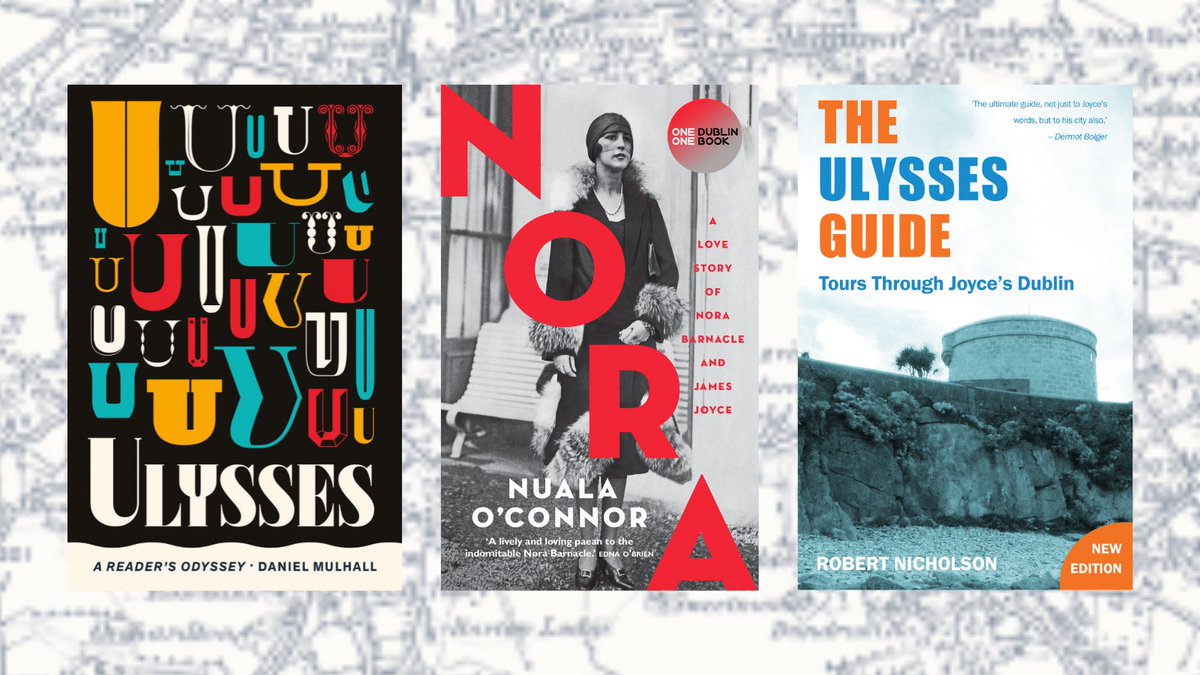 Today is the day! 100 years since the publication of Ulysses. To celebrate we are giving away a full set of our Joycean Trio. #Ulysses100 📘

 #AReadersOdyssey <a href="/DanMulhall/">Daniel Mulhall</a> | #NORA by <a href="/NualaNiC/">Nuala O'Connor</a> | #UlyssesGuide by Robert Nicholson

Retweet to enter, winner announced Friday at noon.