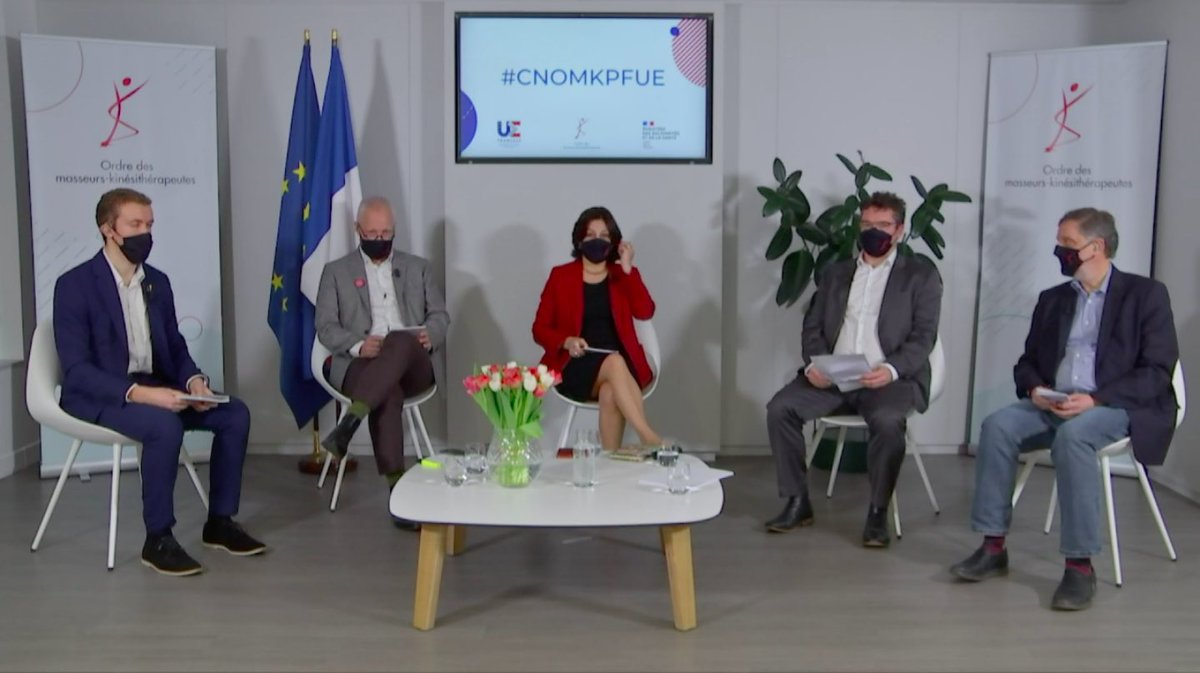 📢 Présent pour la conférence « Vers un cadre de formation européen en kinésithérapie » du <a href="/cnomk/">Ordre des masseurs-kinésithérapeutes</a> #CNOMKPFUE #PFUE2022 🇫🇷

▶️La création d’un cadre de formation commun est indispensable pour suivre une dynamique d’Europe de la Santé et faire grandir la kinésithérapie