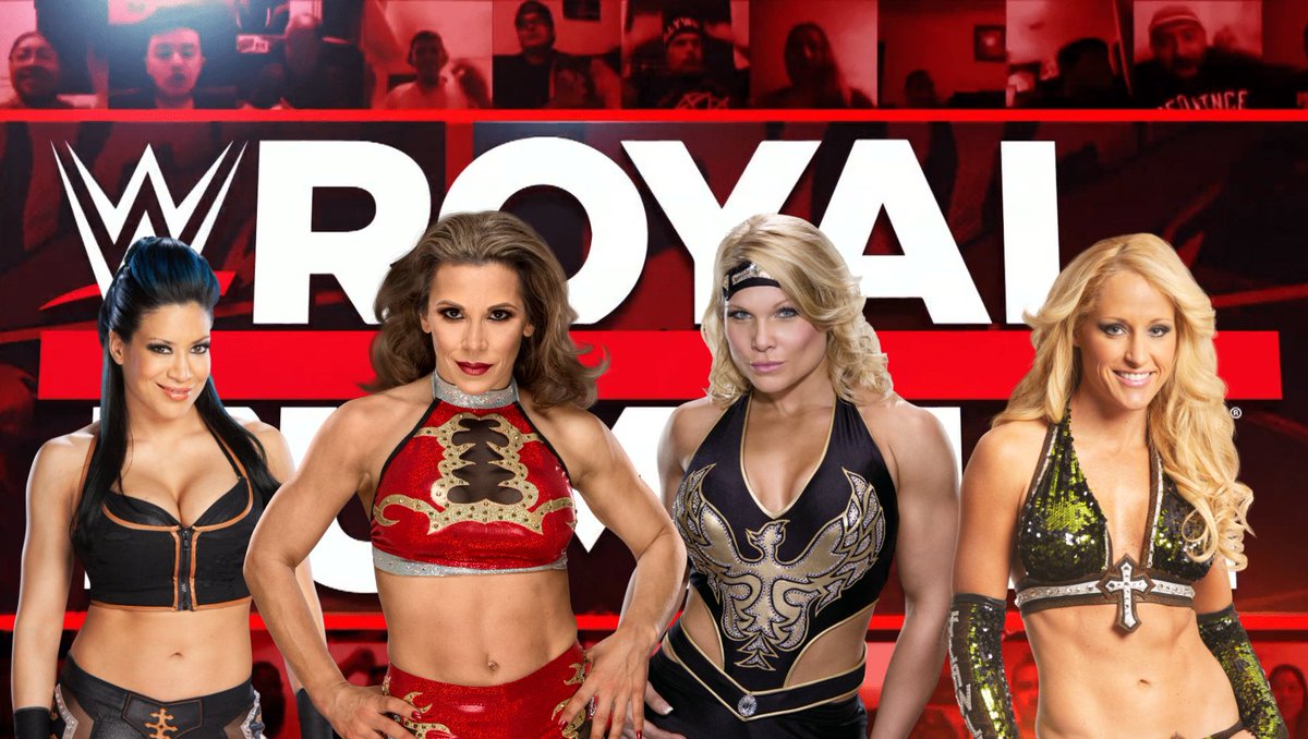 do they have a picture backstage at the royal rumble? #RoyalRumble @MickieJames @TheBethPhoenix @McCoolMichelleL @RealMelina the og divas after Trish Stratus and Lita https://t.co/gpydGpB1hN