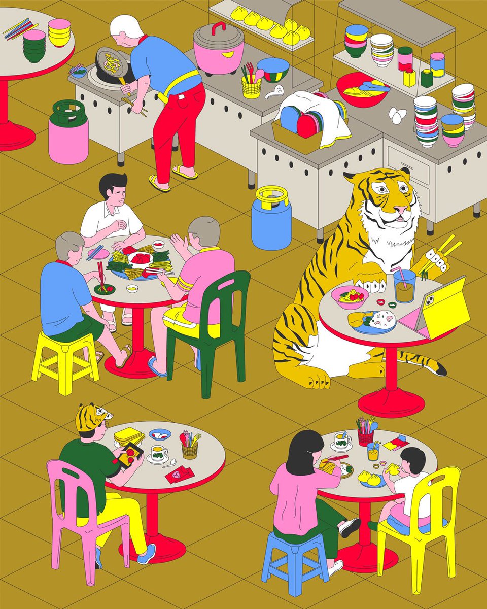 🐅 The Year of the Tiger 🐅 
Available at <a href="/KnownOrigin_io/">KnownOrigin.io</a> 

knownorigin.io/gallery/661000…

#YearOfTheTiger  #gongxifacai #恭喜发财 #tiger #cryptoart #NFT #cryptoartist #ETH #Malaysia #kopitiam #celebration