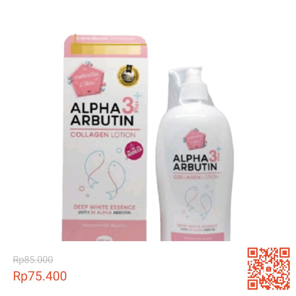 Temukan [BPOM] Alpha Arbutin 3 Plus Collagen Whitening Lotion | Hand Body | Lotion Pemutih 500ml dengan potongan 11%! Hanya Rp75.400. Dapatkan segera di Shopee! shp.ee/7b8mrx5 #ShopeeID