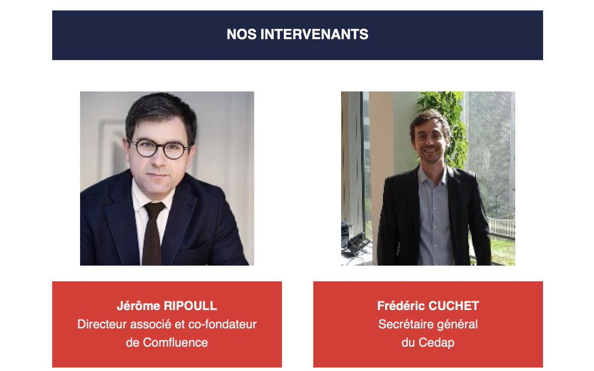 Comfluence's tweet photo. [#Presidentielle2022] Pour l'occasion, la parole sera donnée à nos deux intervenants du jour : @JrmeRipoull, co-fondateur de @Comfluence et @fcuchet, secrétaire général du @cedap_assopro 👥 https://t.co/2LkmGiUaAp