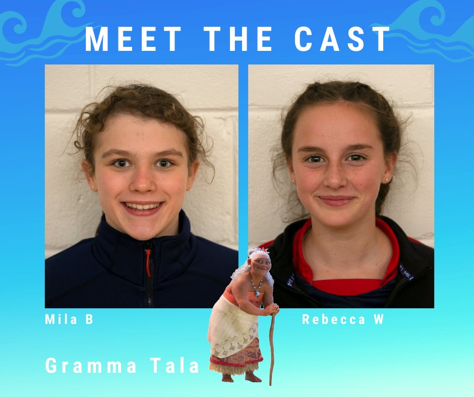 🎭 Moana at Millfield Prep School - Meet The Cast 🎭

Mila and Rebecca will be playing the role of Gramma Tala, "the village crazy lady" of Motunui! 

Both pupils said they have enjoyed developing their acting skills whilst portraying an older character. 👏