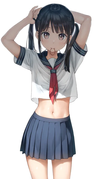 ツインテールはいつでもいい
へそもいい
#ツインテールの日 