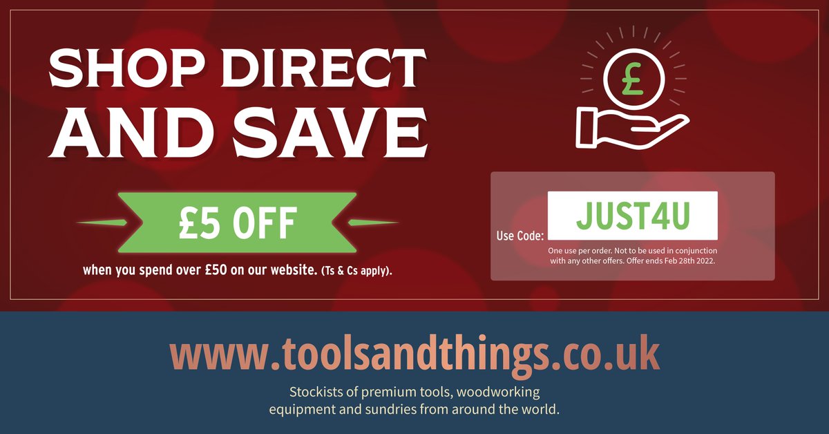 It's the last month to take advantage of our £5 OFF when you spend £50 website exclusive! Use the code: JUST4U at the checkout to redeem!