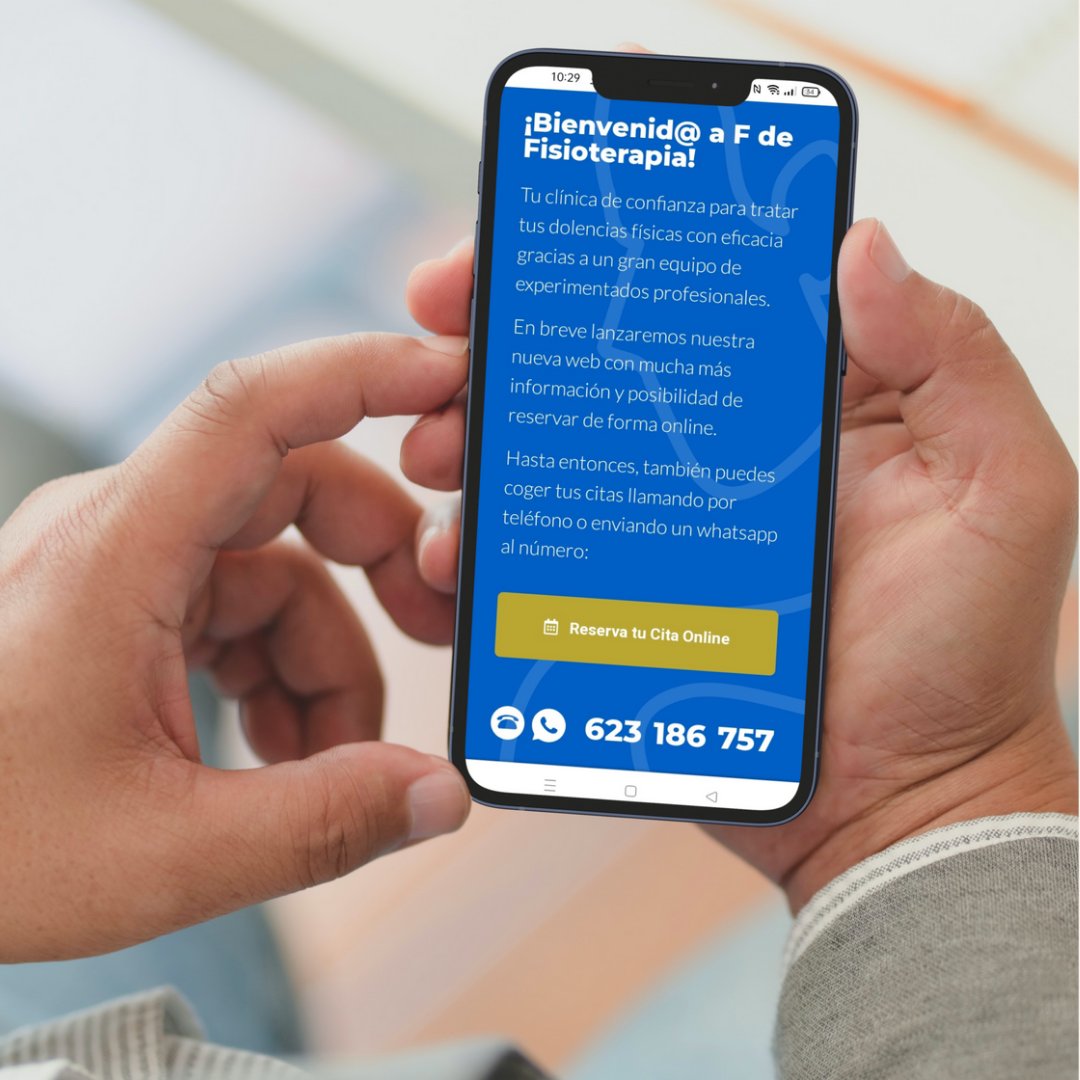 ¡Ya tenemos disponible la reserva de cita online! 💻🖱️

En F de fisioterapia apostamos por vuestra comodidad a la hora de agendar una cita. Por ello, podéis reservar a través de nuestra página web, WhatsApp o vía telefónica.

¡Como prefiráis! 😁👐🏽