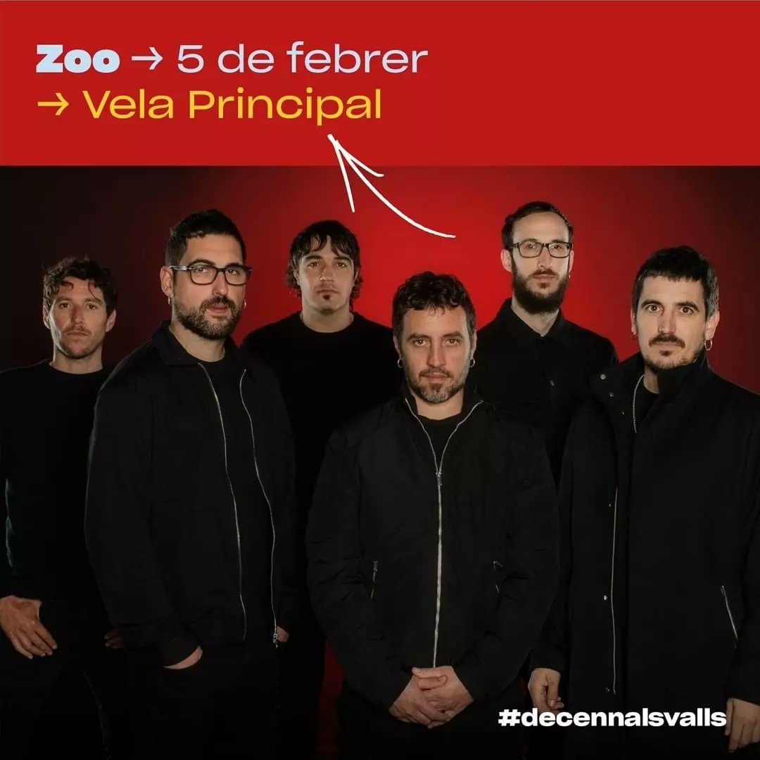 2a setmana de Decennals a Valls.

Destaquem els següents concerts:

📅Dj 3
🎤LA PEGATINA
🎤MACACO
📍Vela Principal
⏲️22h
🎟️Exhaurit

📅Ds 5
🎤BUHOS
🎤ZOO
🎤MIQUEL DEL ROIG
🎤molts més...
📍Vela Principal
⏲️16h
🎟️Exhaurit

#decennals #valls #concertscatalunya