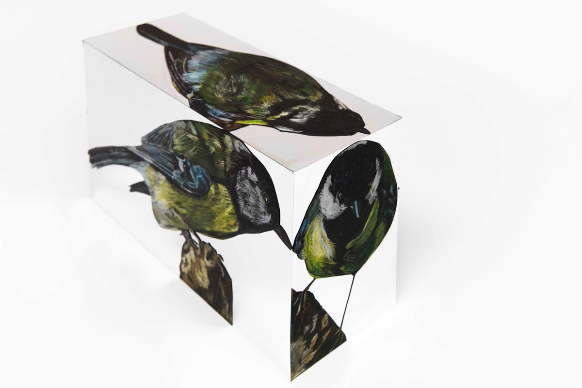 ThamesCSchool's tweet photo. The common garden bluebird. This gorgeous piece of work was part of an art GCSE project that gained top marks. It is so unique and beautifully drawn. #art #bluebird #garden #british #birds #3D #artwork #draw #create https://t.co/ez9TIjo4Zf