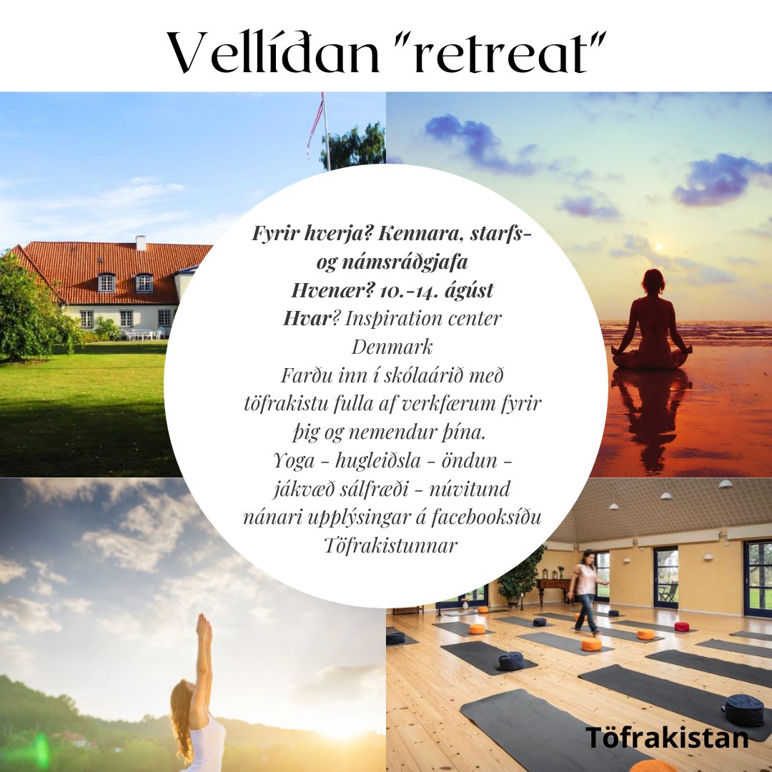 Töfrakistan opnar fyrir einstakt námskeið fyrir kennara og náms- og starfsráðgjafa í Danmörku 10.-14. ágúst. Farðu inn í nýtt skólaár með töfrakistu fulla af alls kyns verkfærum fyrir vellíðan þína og nemenda þinna. Skráning og nánari upplýsingar á tofrakistanmin@gmail.com